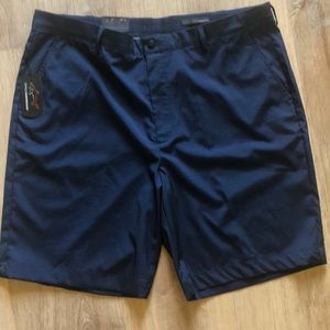 Greg Norman Performance Fabric Navy Golf Shorts 40